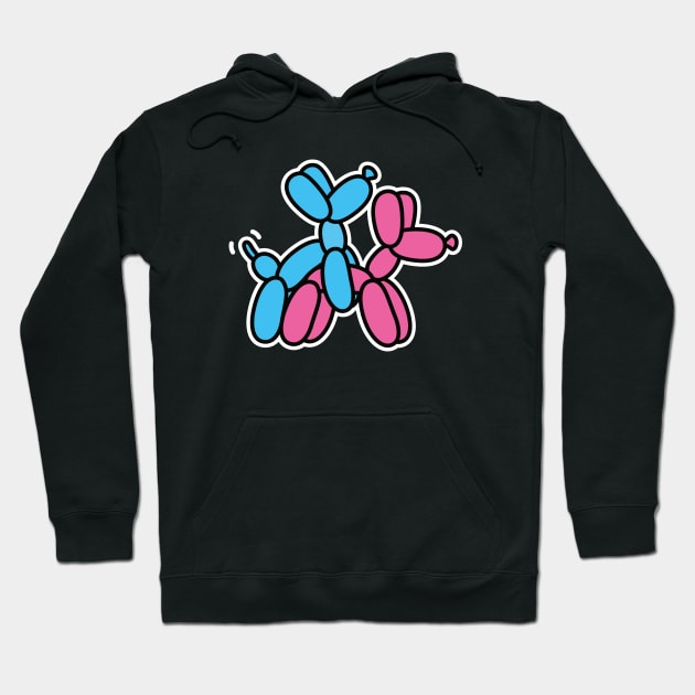 Funny Balloon dogs, balloon animal twister, balloon artist Hoodie by LaundryFactory